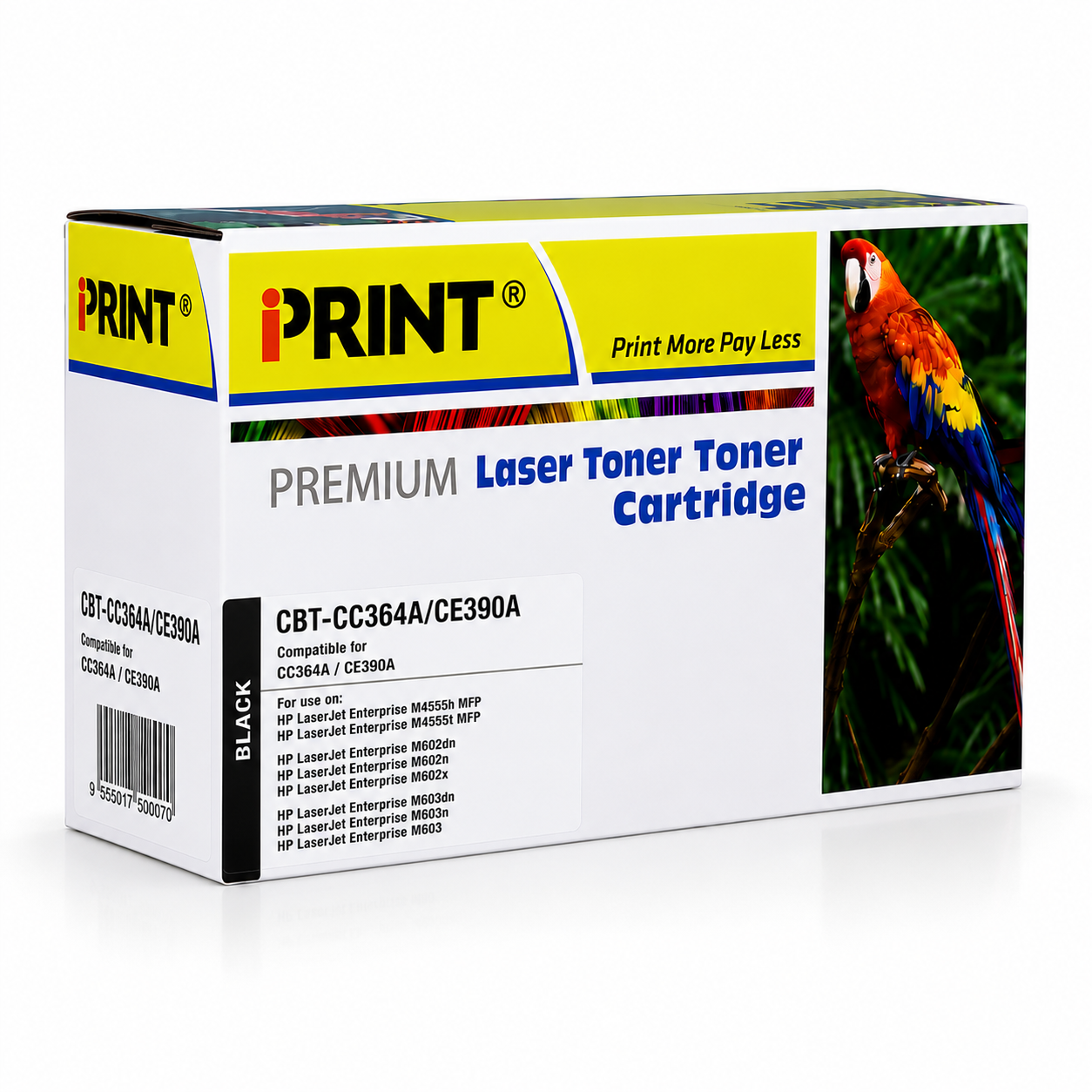 Compatible HP 90A Black Toner Cartridge - (CE390A)