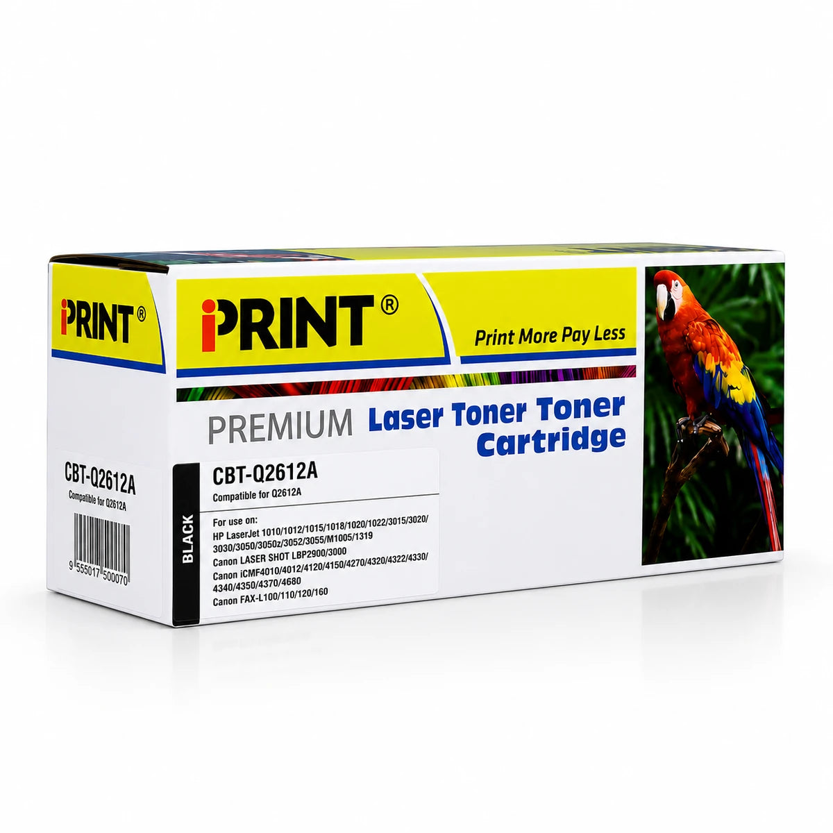 Compatible HP 12A Black Toner Cartridge - (Q2612A)