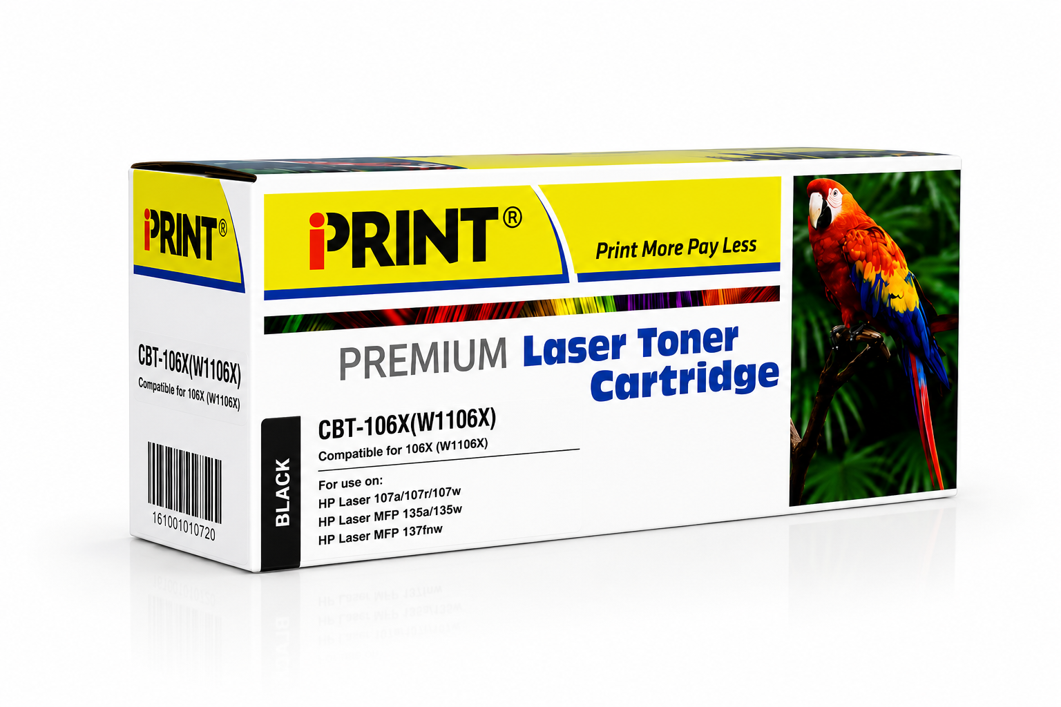 Compatible HP 106X Black Toner Cartridge - (W1106X)
