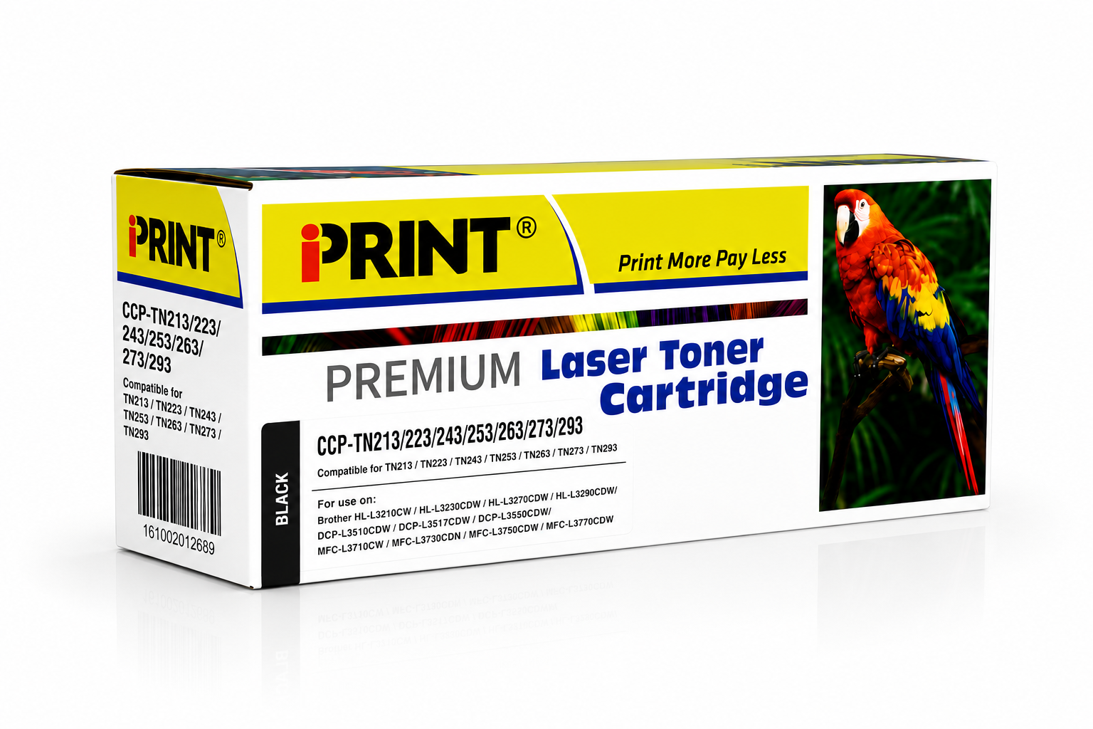 Compatible BROTHER TN213/223/243/253/263/273/293 Black Toner Catridge - (TN-213 BK)