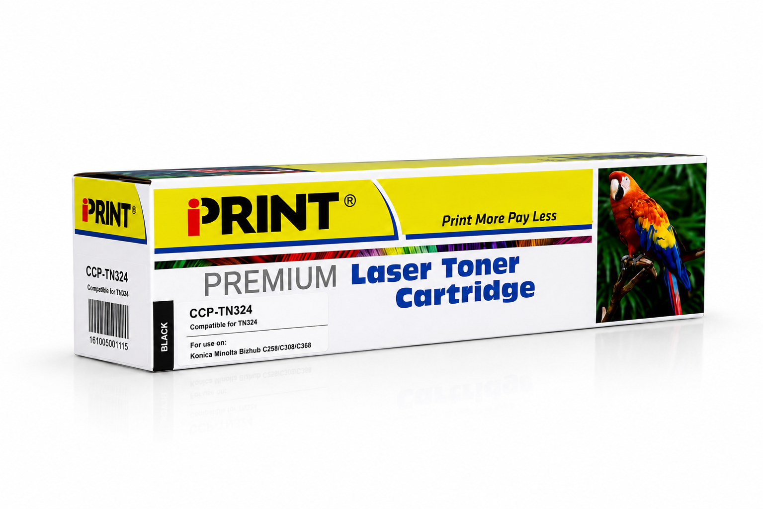 Compatible KONICA TN324 Black Toner Cartridge - (TN-324 BK)