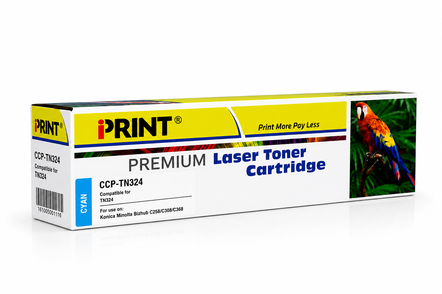 Compatible KONICA TN324 Cyan Toner Cartridge - (TN-324 C)