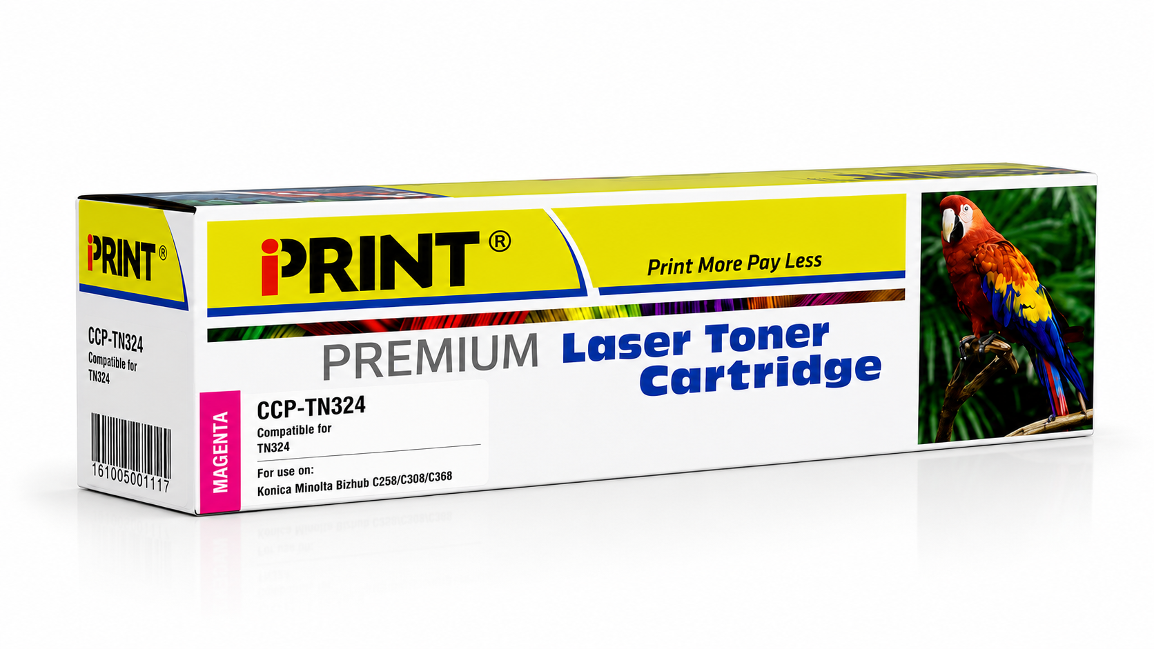 Compatible KONICA TN324 Magenta Toner Cartridge - (TN-324 M)