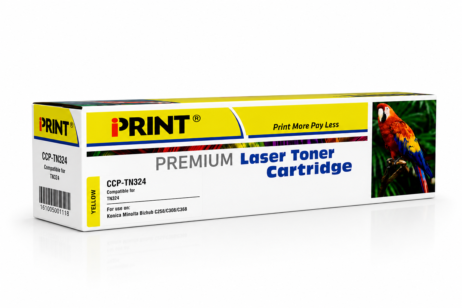 Compatible KONICA TN324 Yellow Toner Cartridge - (TN-324 Y)