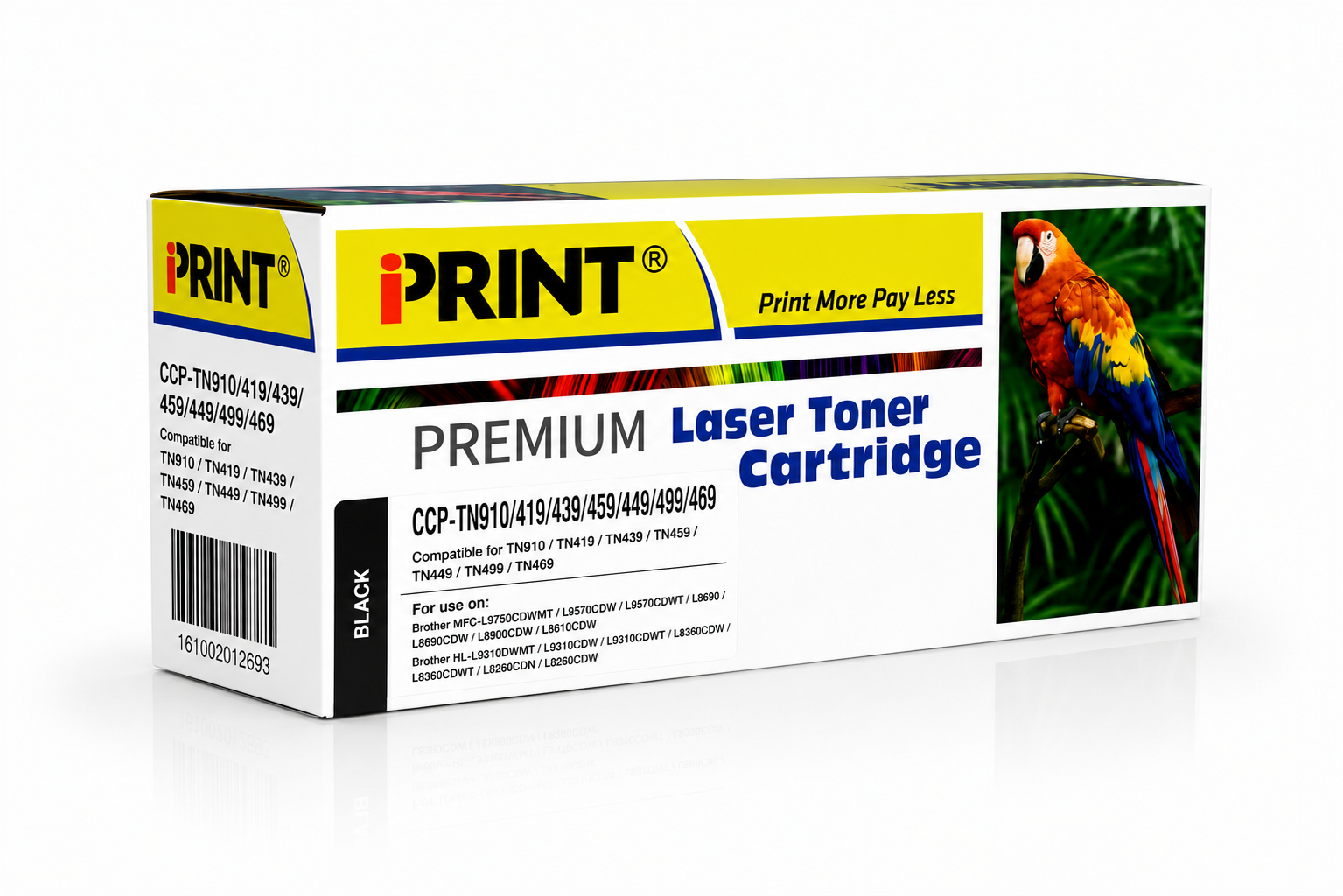 Compatible BROTHER TN910/419/439/459/449/499/469 Back Toner Catridge - (TN-910 BK)