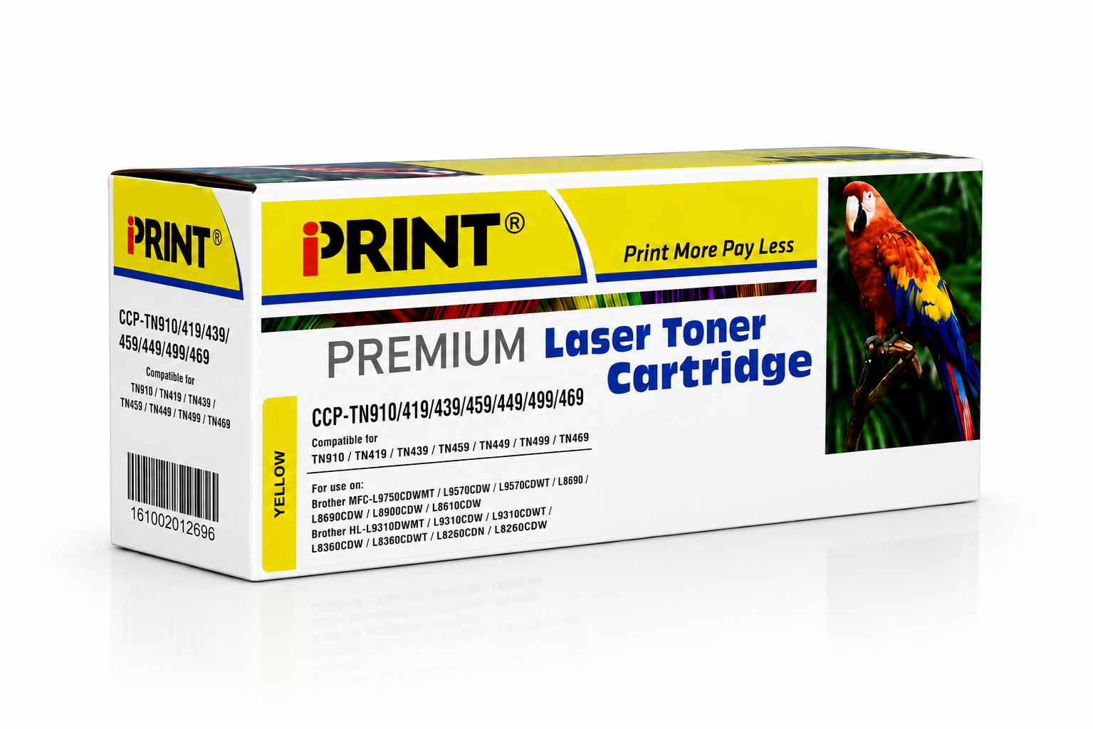 Compatible BROTHER TN910/419/439/459/449/499/469 Yellow Toner Catridge - (TN-910 Y)