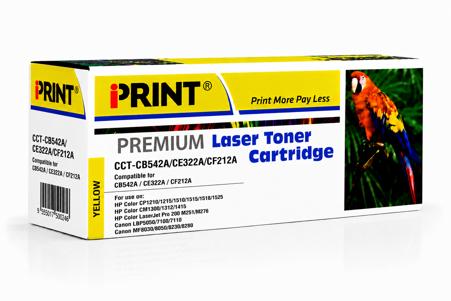 Compatible HP 125A Yellow Toner Cartridge - (CB542A)