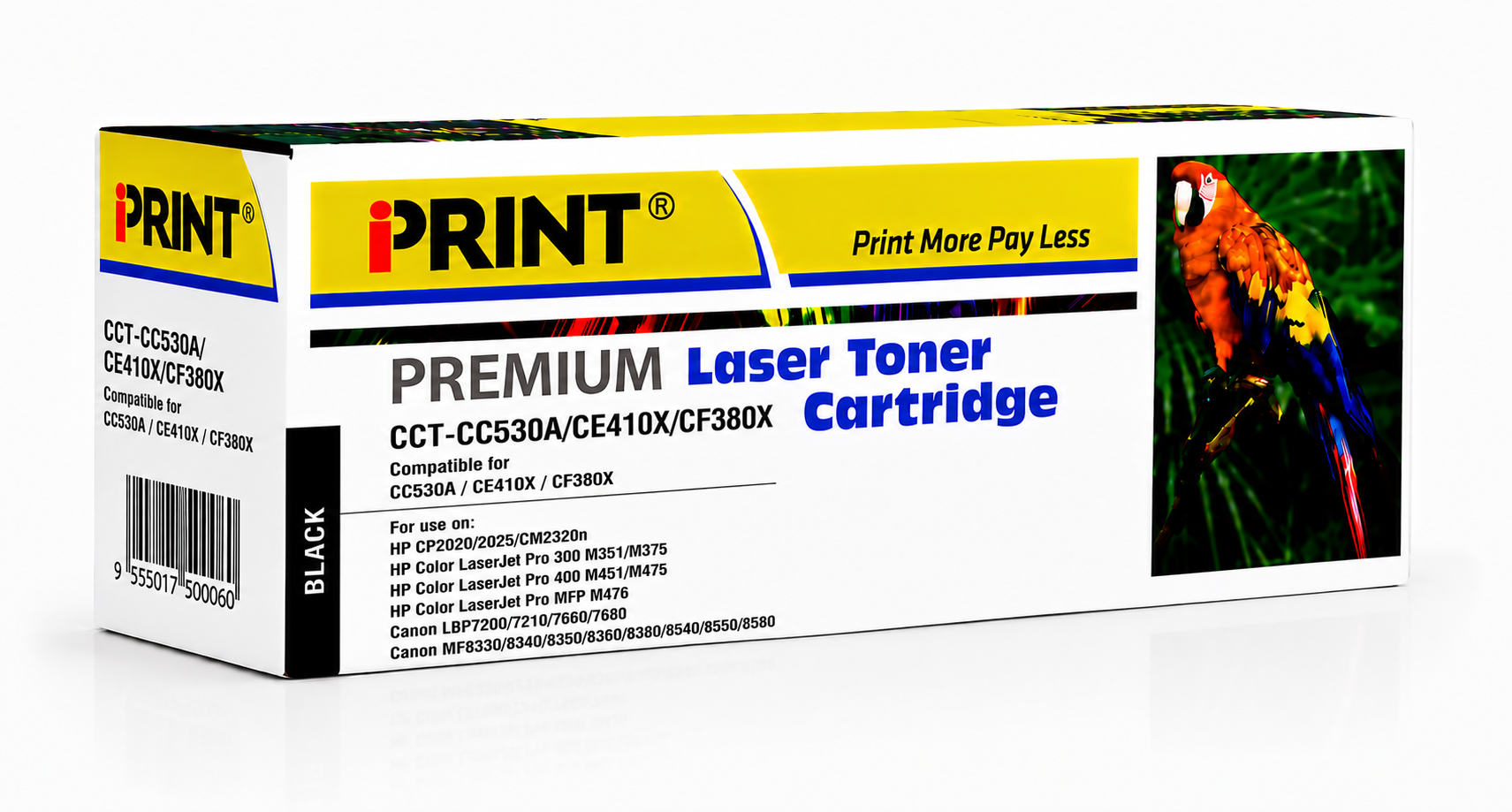 Compatible HP 304A Black Toner Cartridge - (CC530A)