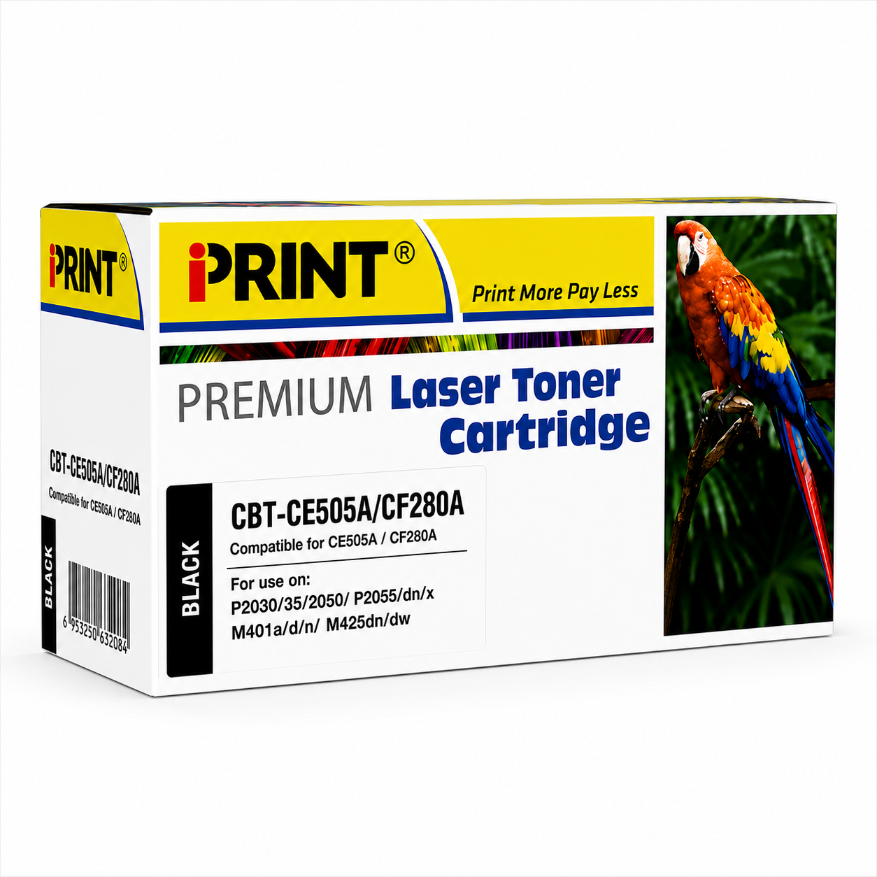 Compatible HP 05A Black Toner Cartridge - (CE505A)