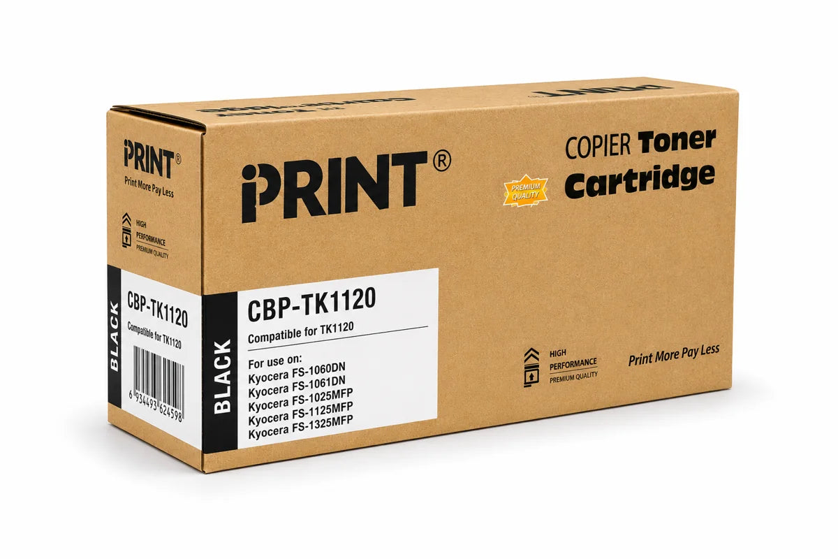 Compatible Kyocera TK1120 Black Toner Cartridge - (TK-1120)