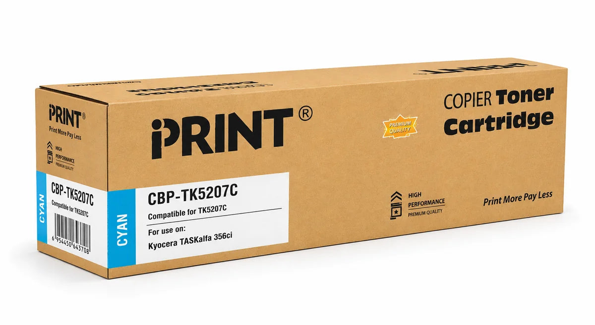Compatible Kyocera TK5207 CYAN TONER CARTRIDGE - (CCP-TK-5207)