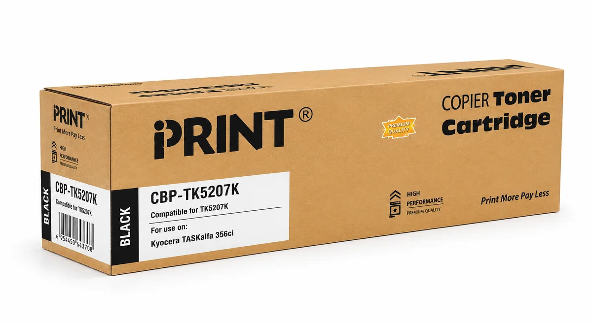 Compatible Kyocera TK5207 BLACK TONER CARTRIDGE - (CCP-TK-5207)