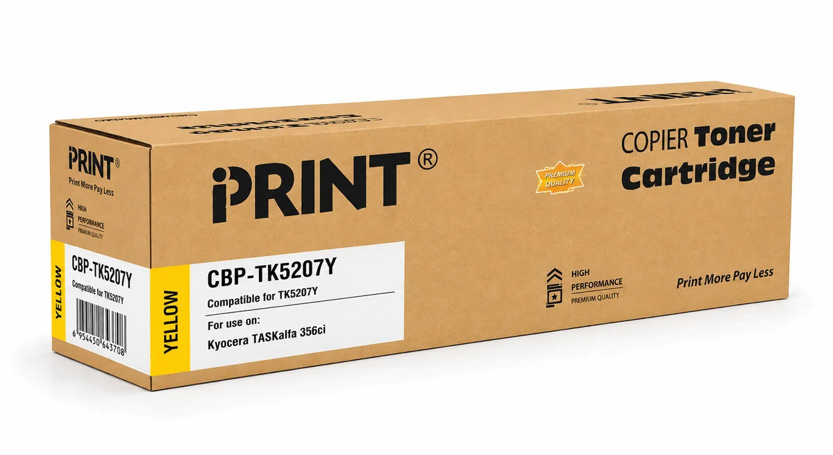 Compatible Kyocera TK5207 YELLOW TONER CARTRIDGE - (CCP-TK-5207)