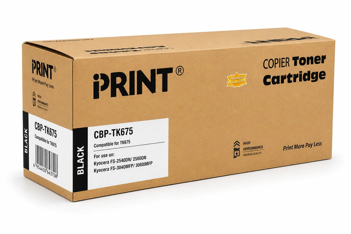 Compatible Kyocera TK675 Black Toner Cartridge - (TK-675)
