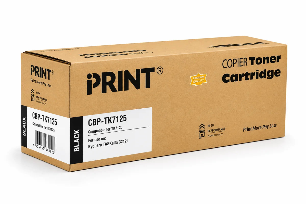 Compatible Kyocera TK7125 Black Toner Catridge - (TK-7125)