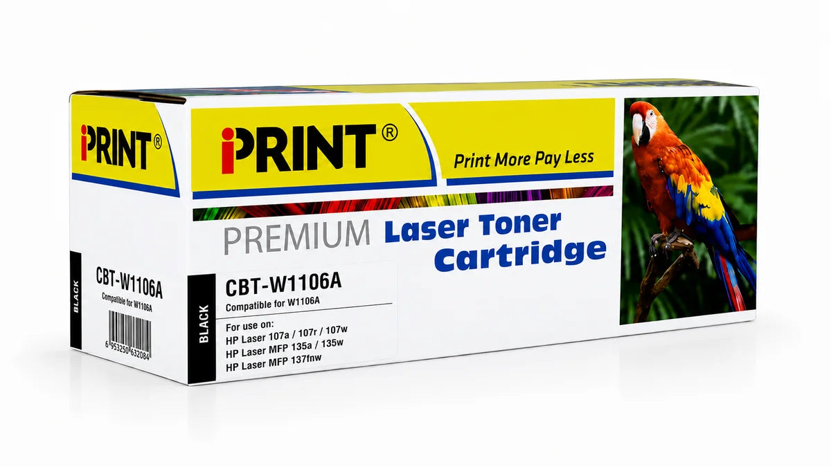 Compatible HP 106A Black Toner Cartridge - (W1106A)