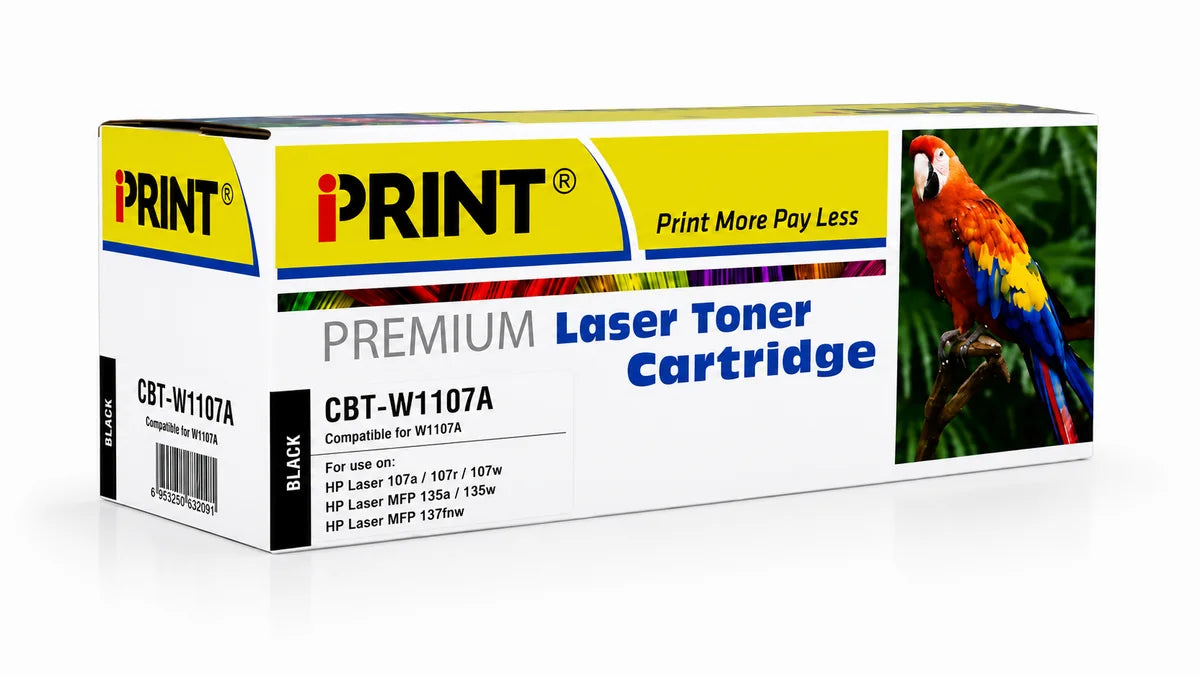 Compatible HP 107A Black Toner Cartridge - (W1107A)