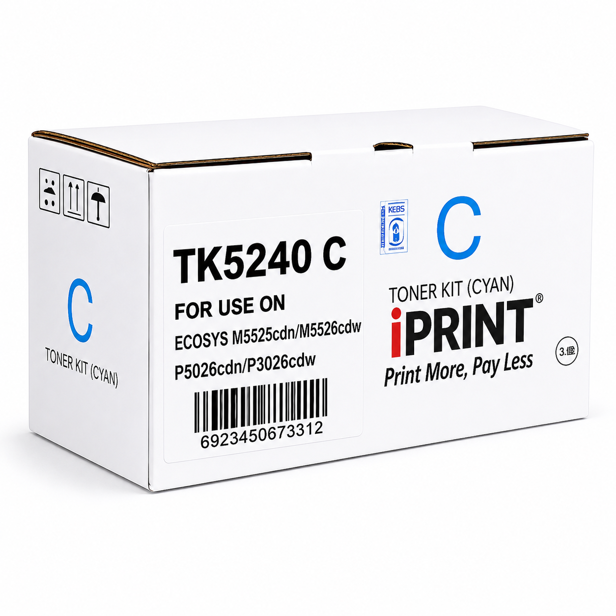 Compatible Kyocera TK5240 Cyan Toner Cartridge - (TK-5240 C)