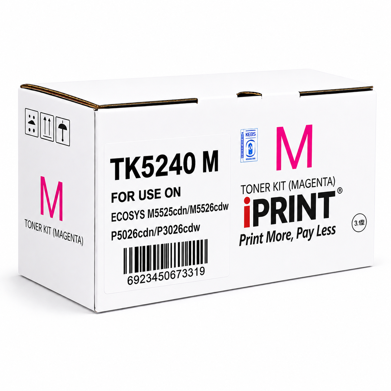 Compatible Kyocera TK5240 Magenta Toner Cartridge - (TK-5240 M)